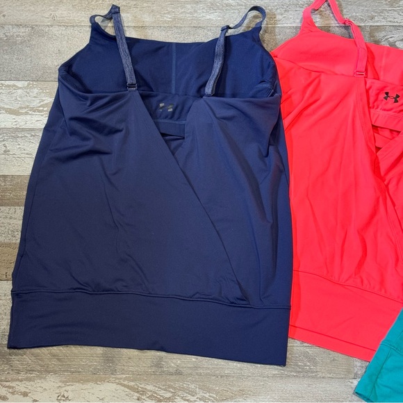 Women’s Under Armour Open Back Shelf Bra Fitness Sports Cami Tank Top - Size S - Picture 7 of 10